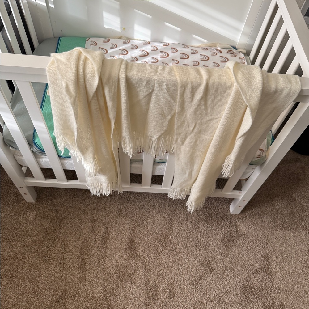 Elegant Cream Women's Poncho